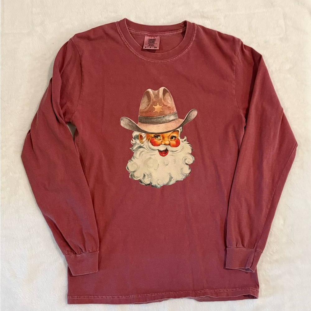 Comfort Colors Maroon Long Sleeve Shirt